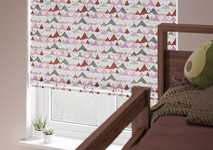 Cloudy Peaks, Petal - Twist&Fit Roman Blind - Image 5